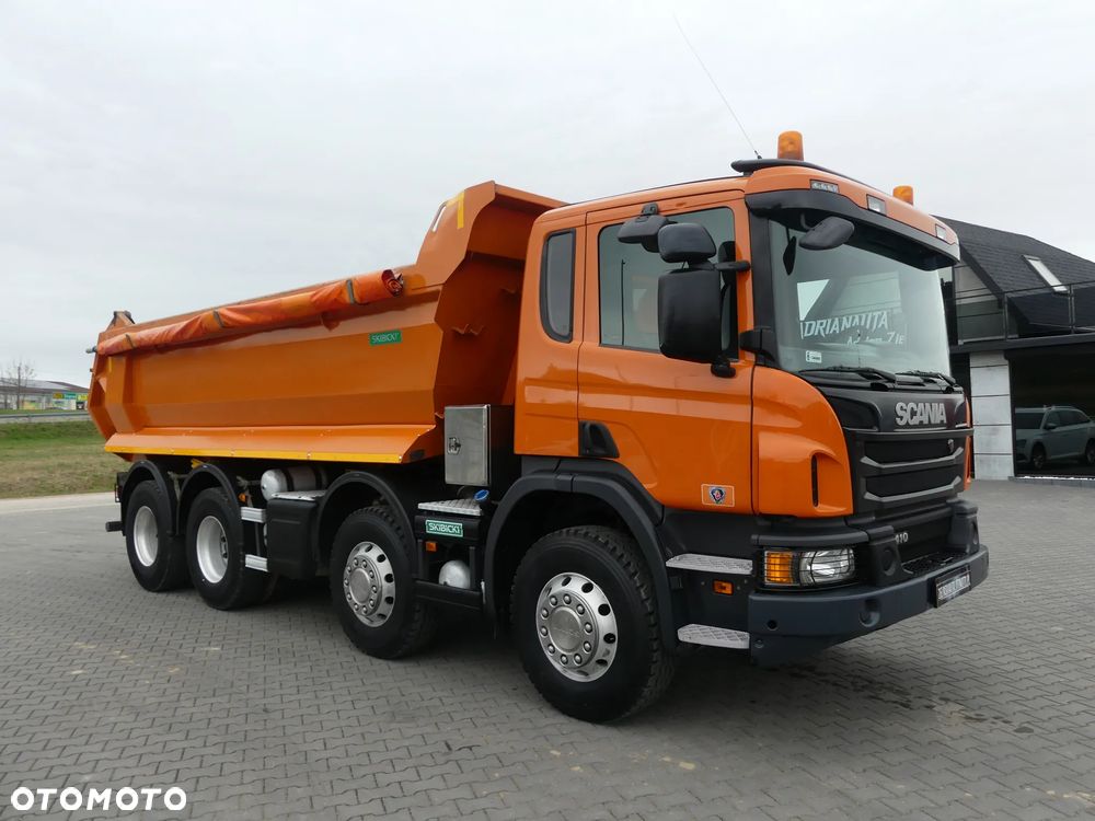 Scania P410 8x4 / WYWROTKA / ALUFELGI / MANUAL / EURO 6 / - 18