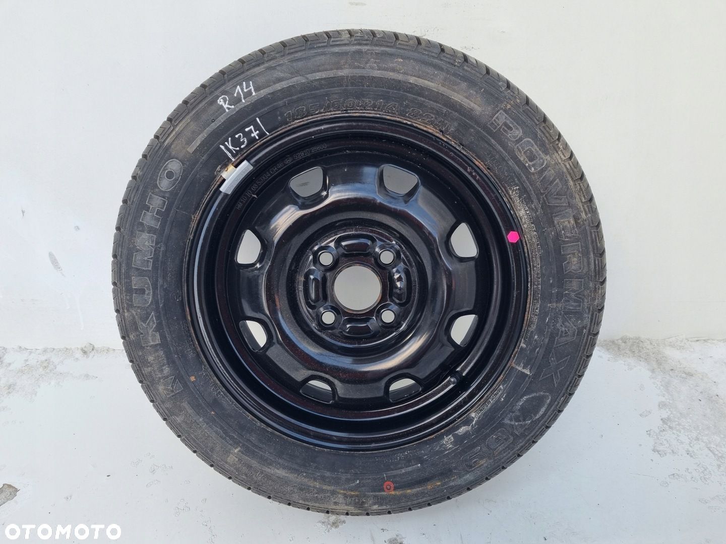 Fiat Doblo II KOŁO ZAPASOWE Zapas felga 185/60 R14 4x100 52910 25600 - 1
