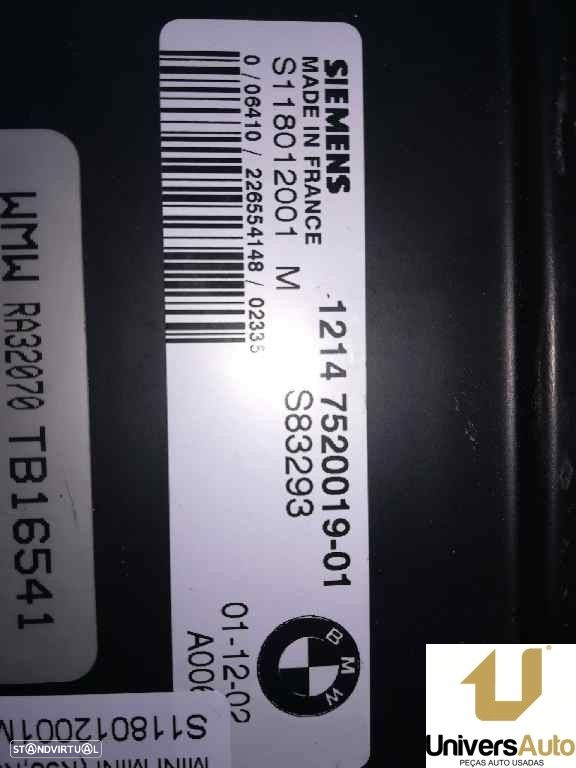 CENTRALINA MOTOR UCE MINI MINI 2005 -1214752001901 - 3