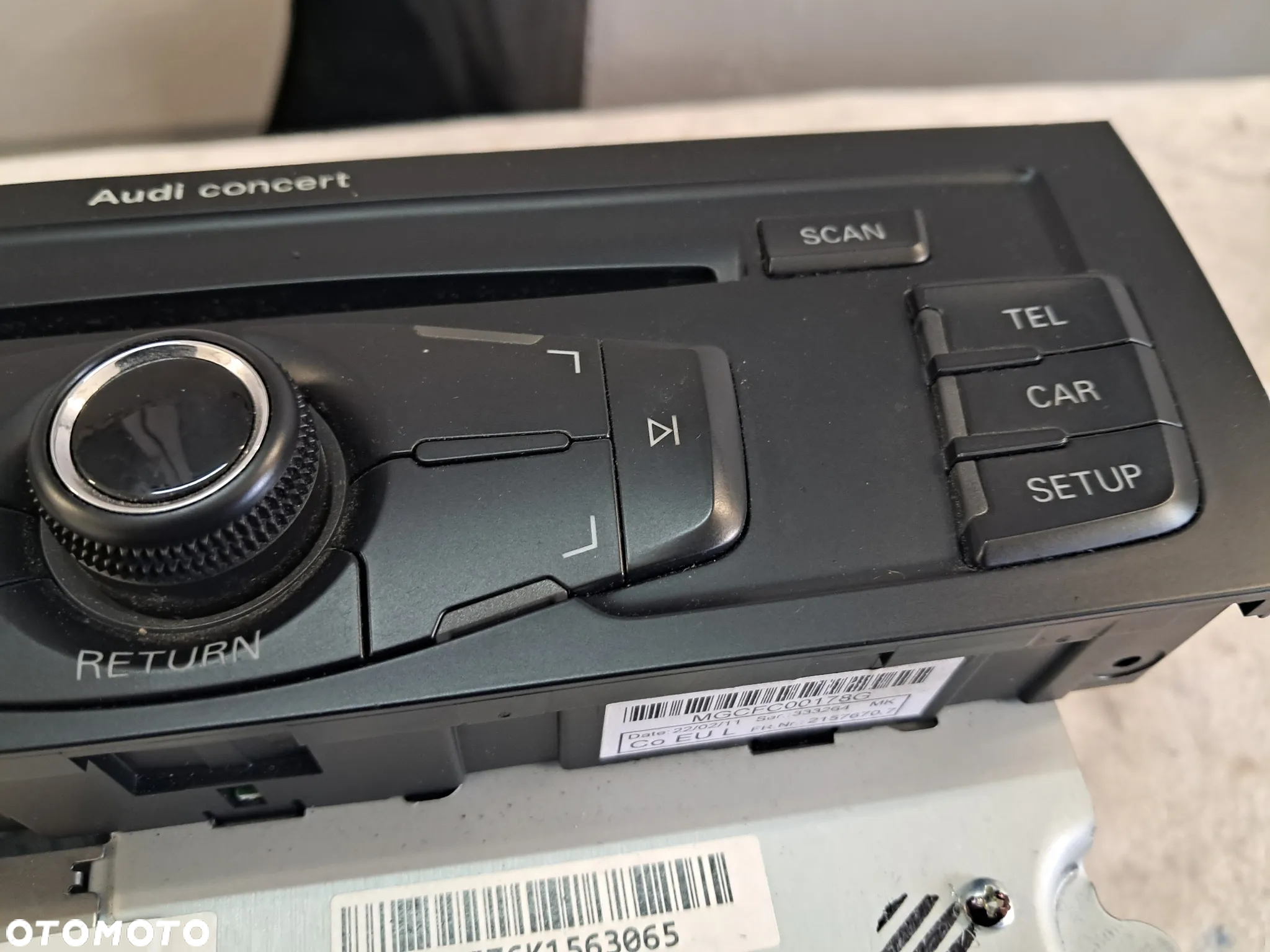 Radio CD SD Audi Concert A4 B8 A5 Q5 Europa 8T1035186P - 5