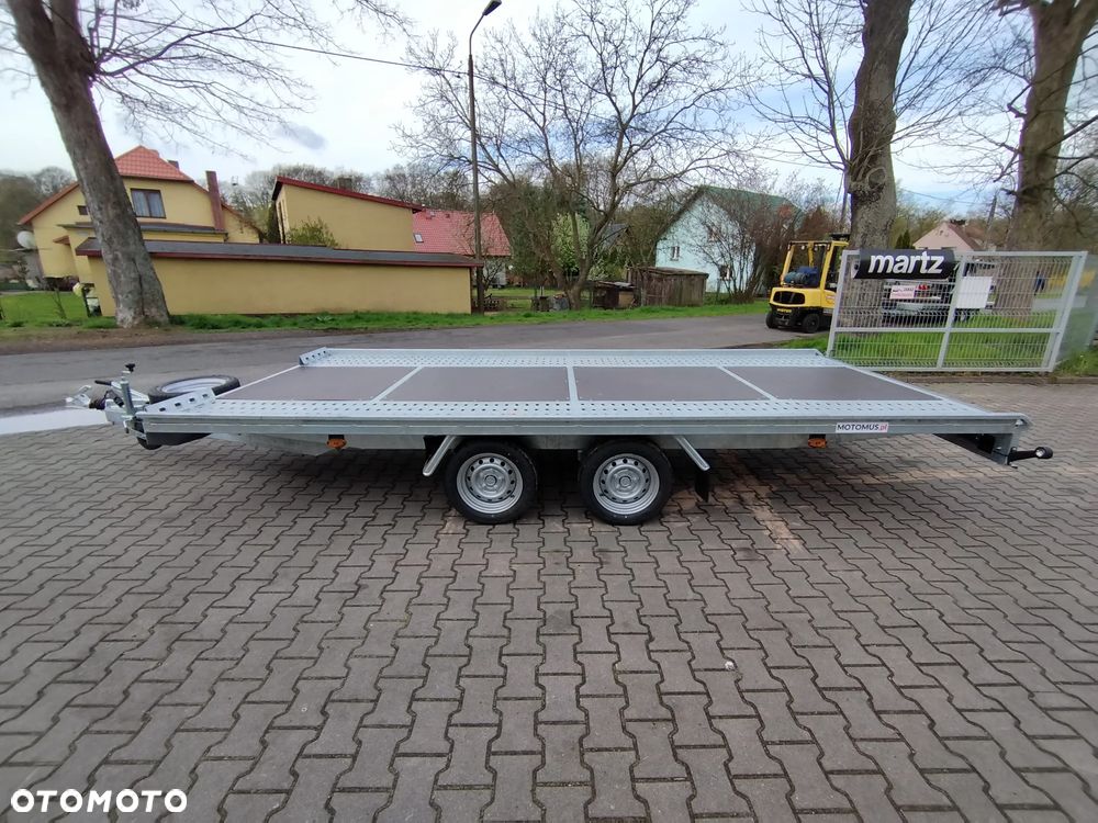 Niewiadów Laweta Niewiadów Mars SM 4,5x2,1m płaska wypełniona sklejką DMC 2700kg 2 osie koła 195R13C spawana rama mocna - 10