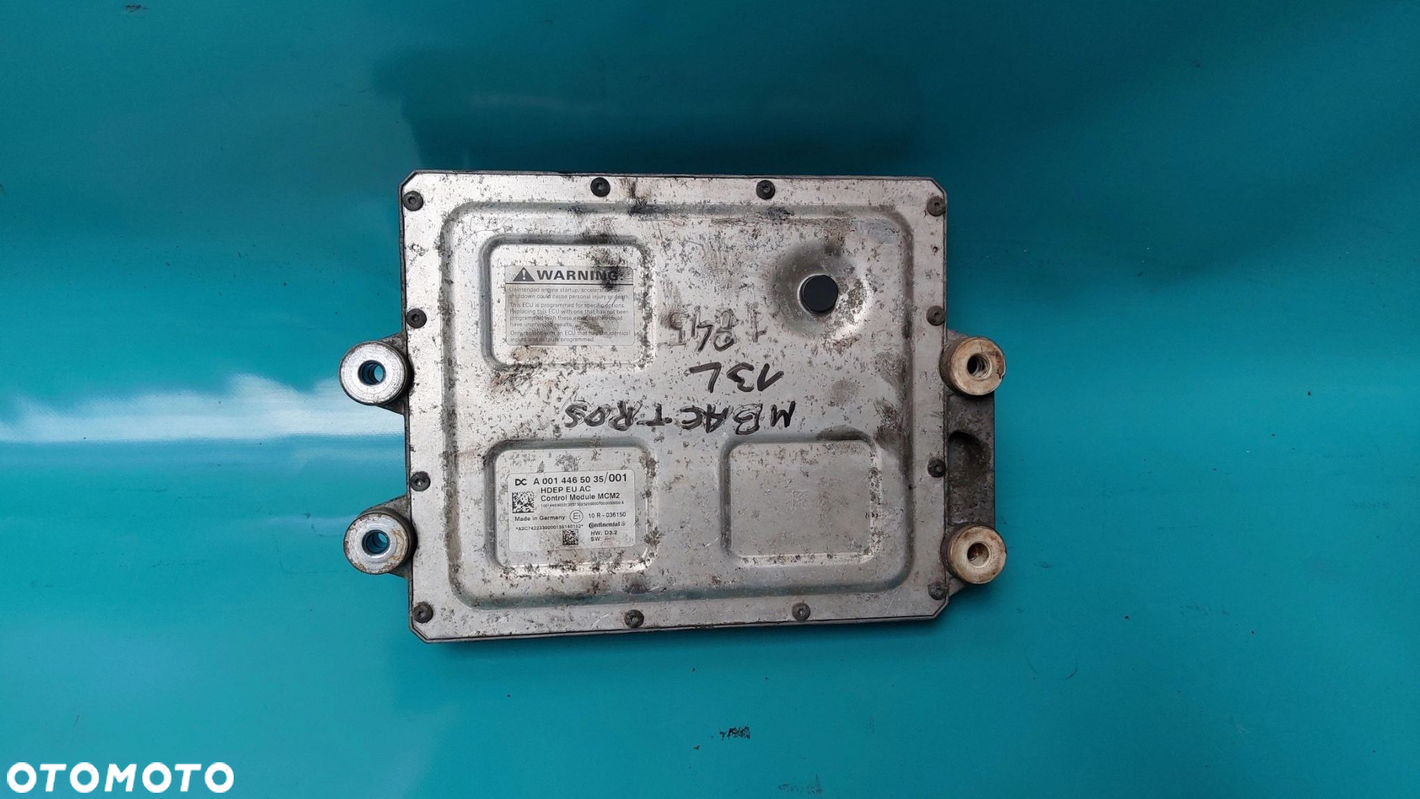 MERCEDES ACTROS MP4 E6 STEROWNIK SILNIKA MCM2 OM471-900 - 2