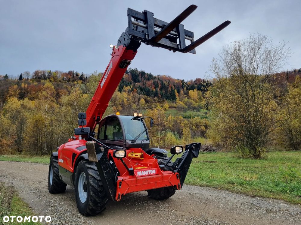 Manitou MT1840 Ładowarka Teleskopowa 18 metrów jak nowa z salonu Import Norwegia Rozsuwanie wideł Hydrauliczne. zmiana na łyżkę Hydra. ZERO LUZÓW Wycieków Maszyna z Gospodarstwa nie katowana - 39