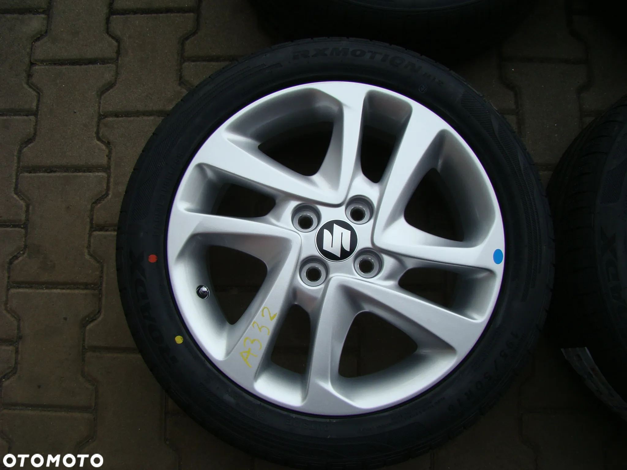 a332 4x100 Suzuki Swift Baleno 6jx16 opony lato niemontowane 195/50 - 2