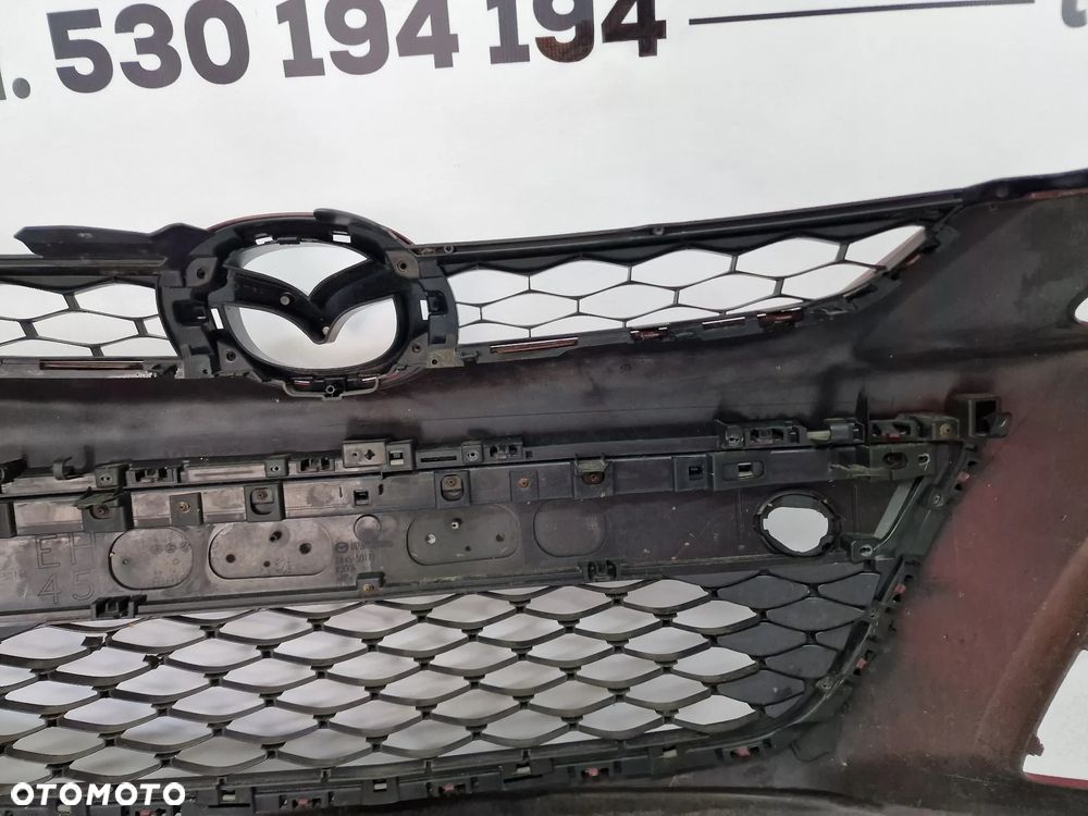 MAZDA CX7 CX-7 LIFT 09- ZDERZAK PRZEDNI PRZÓD NA SPRYSKI + ATRAPA + KRATKA ŚRODKOWA , NR EH44-50031 , NR AUKCJI NZ1055 - 37