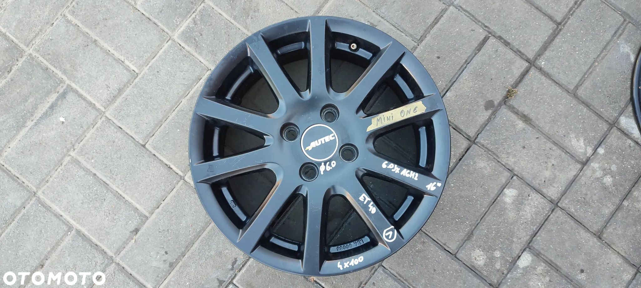 FELGI Aluminiowe 4x100 6Jx15 CALI ET40 AUTEC VW MINI HONDA TOYOTA OPEL KOMPLET 4 SZTUKI - 1