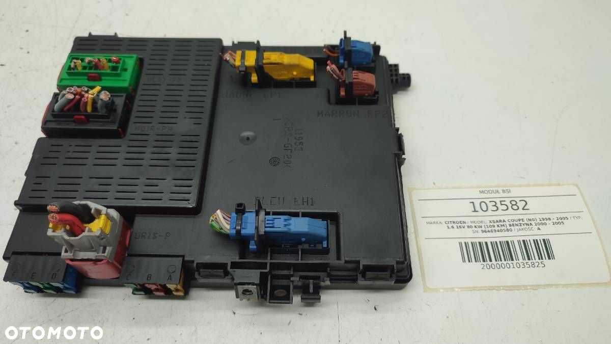 MODUŁ BSI 9646940580 CITROEN XSARA I LIFT EU - 3