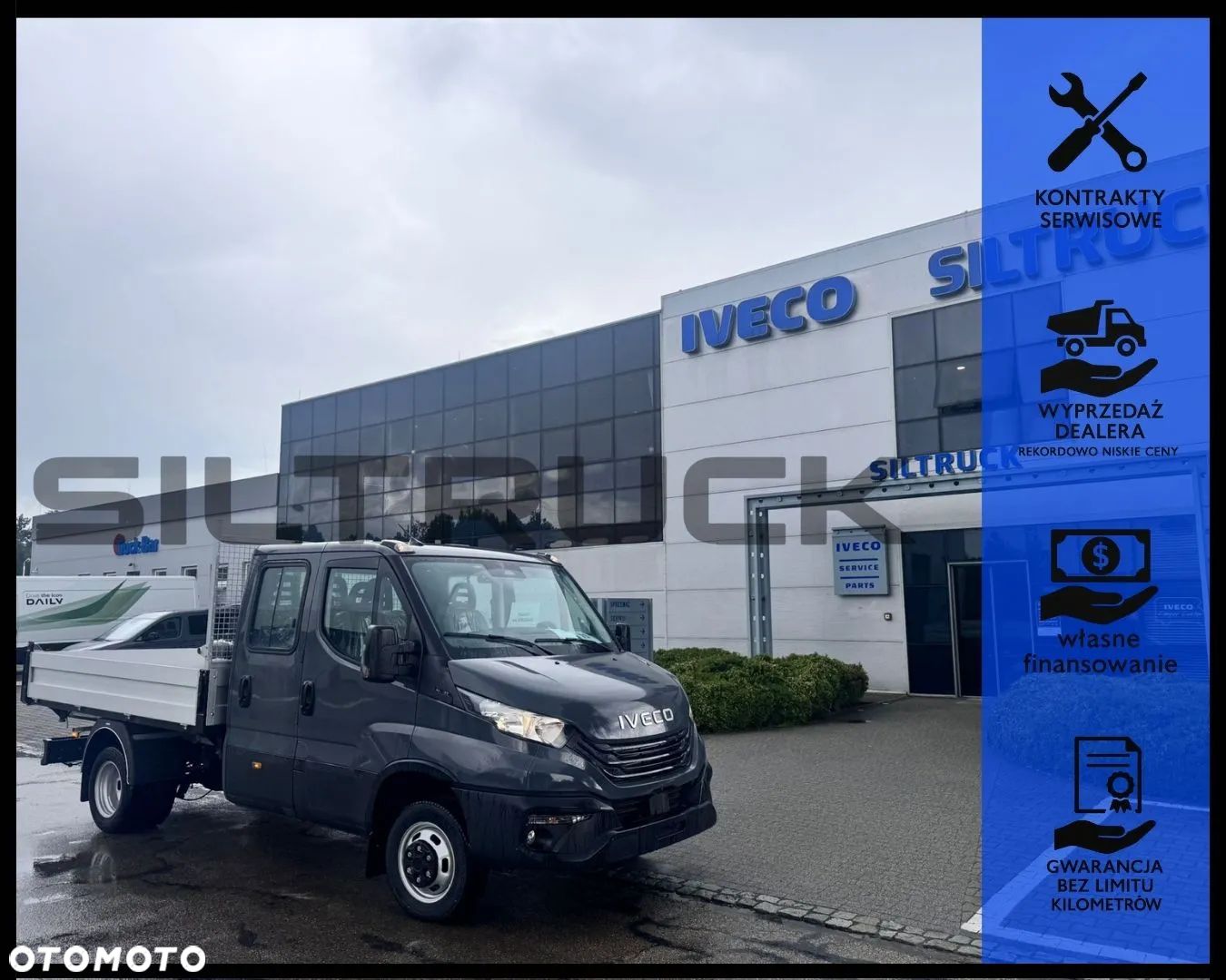Iveco Daily wywrotka 3.0 diesel 176hp Doka 6 osobowy - 1