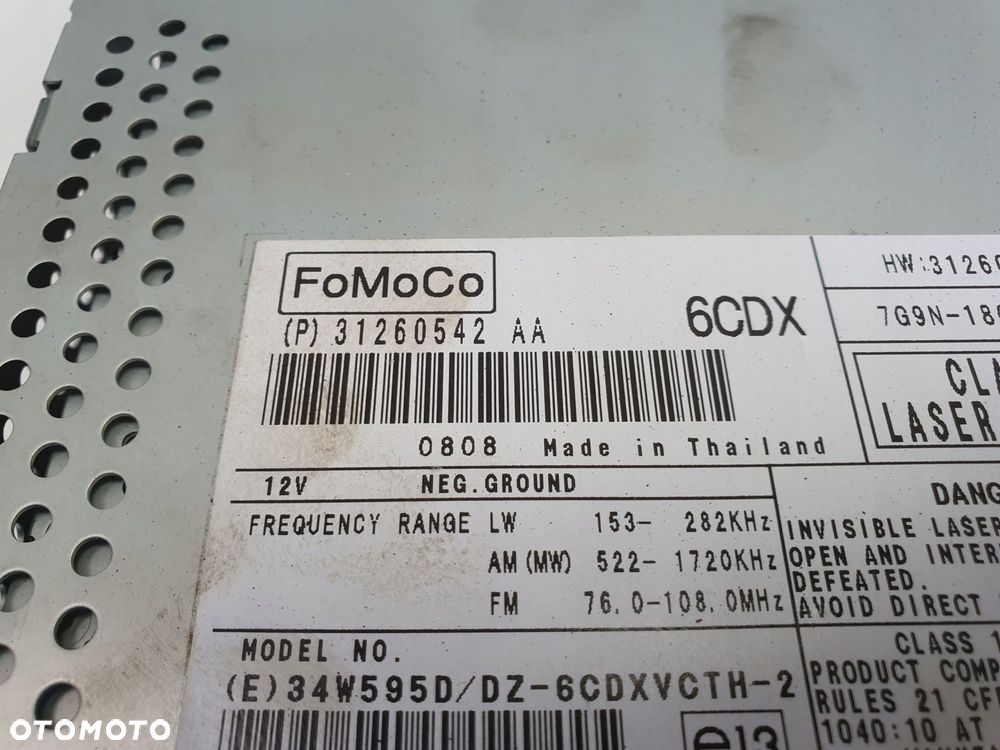 Volvo V70 III S80 II RADIO CD radioodtwarzacz CZYTNIK NAWIGACJI 31260542 - 15
