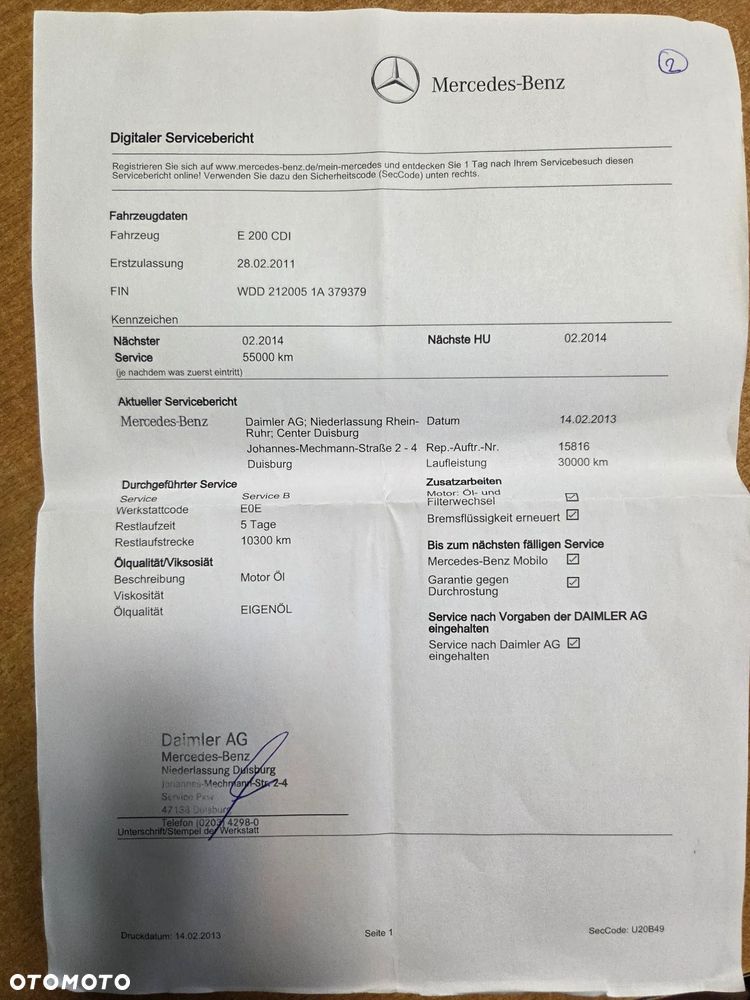 Mercedes-Benz Klasa E 200 CDI DPF BlueEFFICIENCY - 31