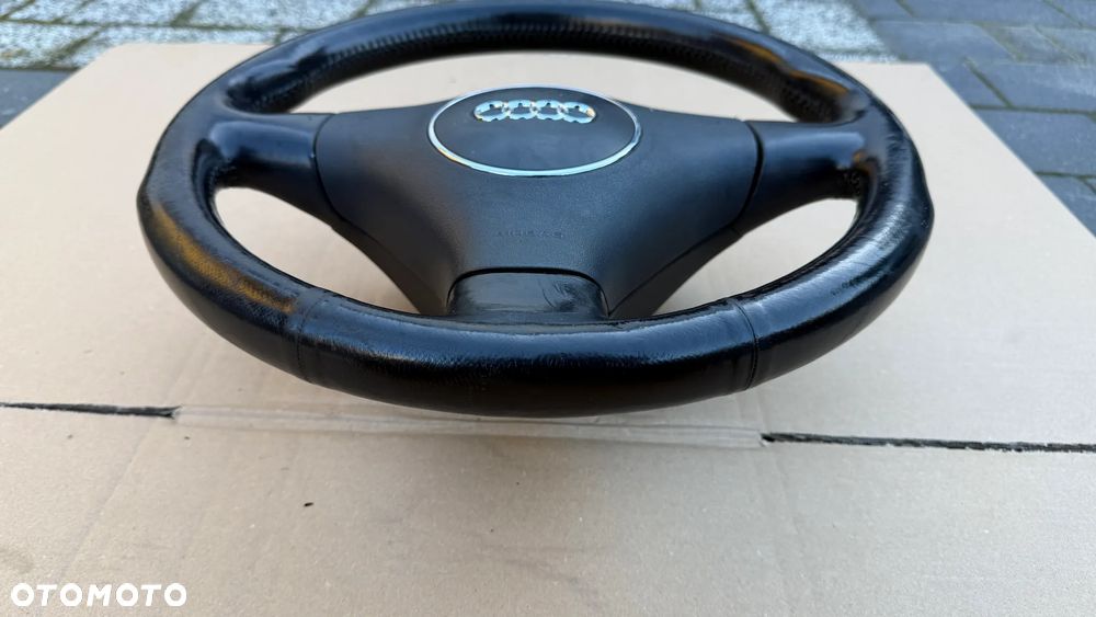 Kierownica Skórzana Audi A3 8L airbag poduszka - 6