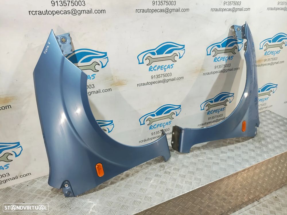 GUARDA-LAMAS ORIGINAL ESQUERDO DIREITO FORD FIESTA 5 V MK5 6S61A16016AA 6S61A16015AB GUARDA LAMAS GUARDALAMAS - 2