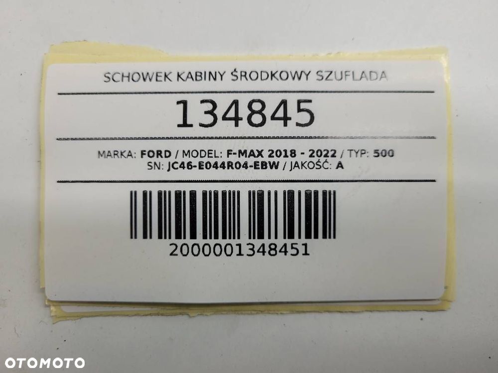 SCHOWEK KABINY ŚRODKOWY SZUFLADA FORD F-MAX 500 EURO 6 JC46-E044R04-EBW - 10