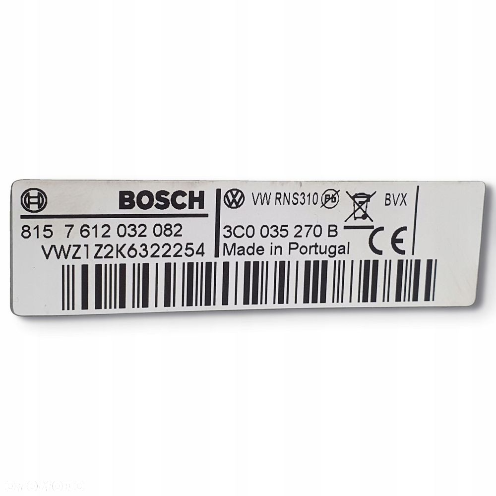 RADIO CD RADIOODTWARZACZ NAWIGACJA NAVI Golf VI Passat B6 CC 3C0035270B - 16