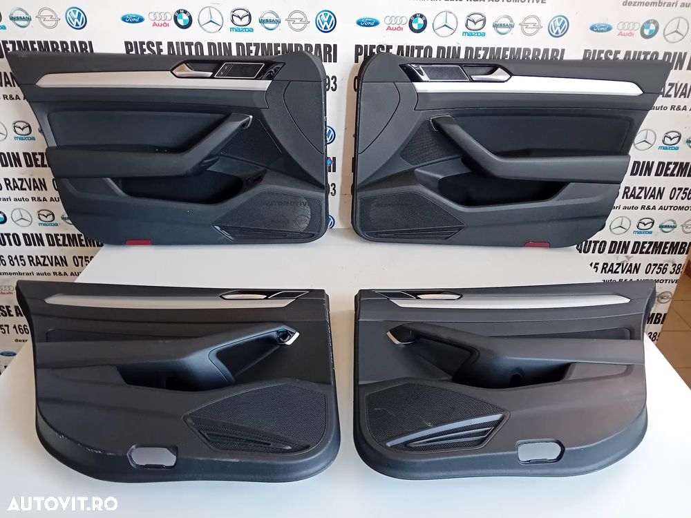 Fete Fata Tapiterie Usa Butoane Geamuri Electrice Vw Passat B8 An 2014-2020 Volan Stanga - 1