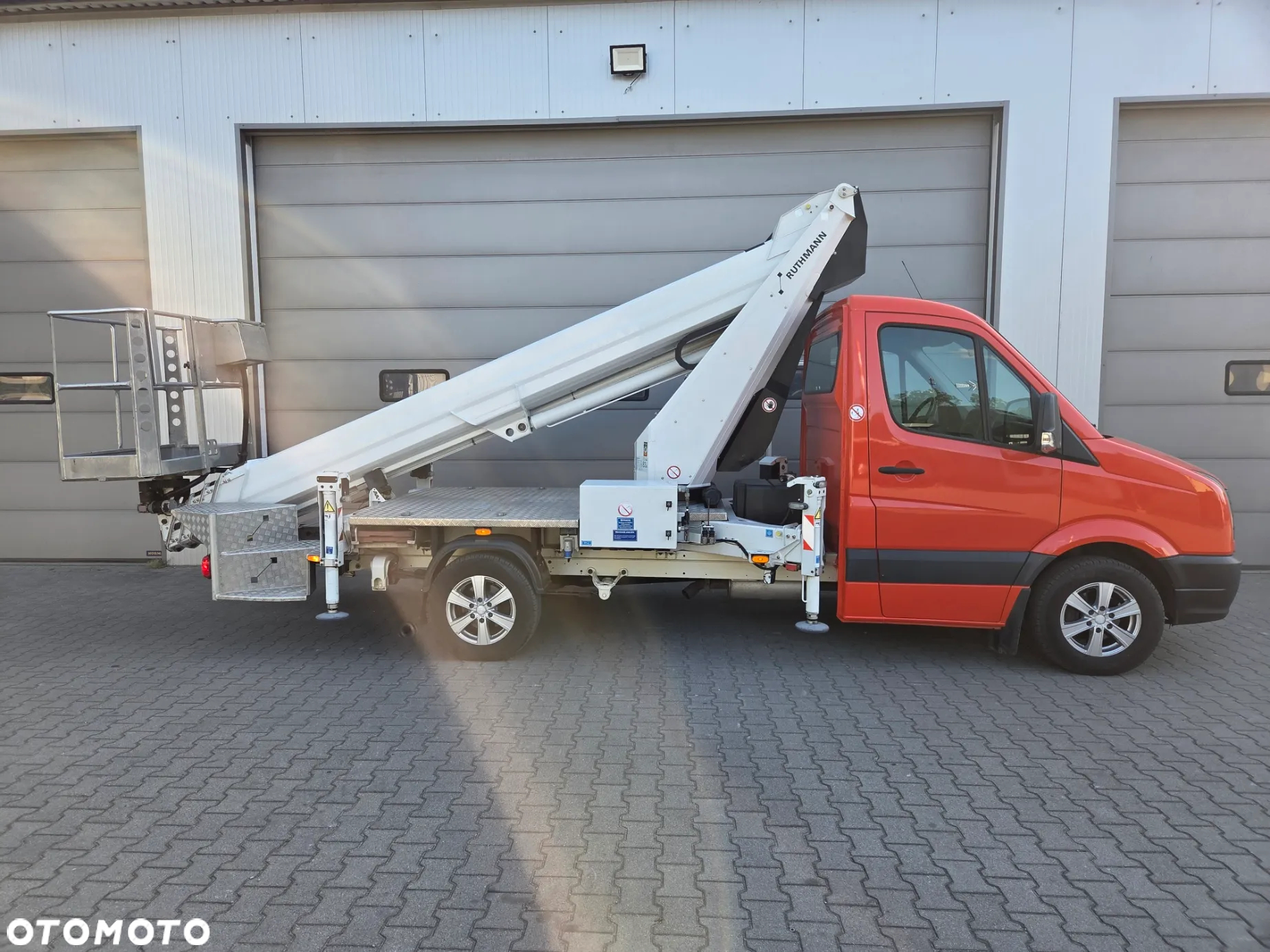 Volkswagen Crafter - 27 m - Ruthmann TB 270 Podnośnik koszowy Zwyżka jak Wumag Palfinger GSR Multite - Klima Webasto Tempomat - 7