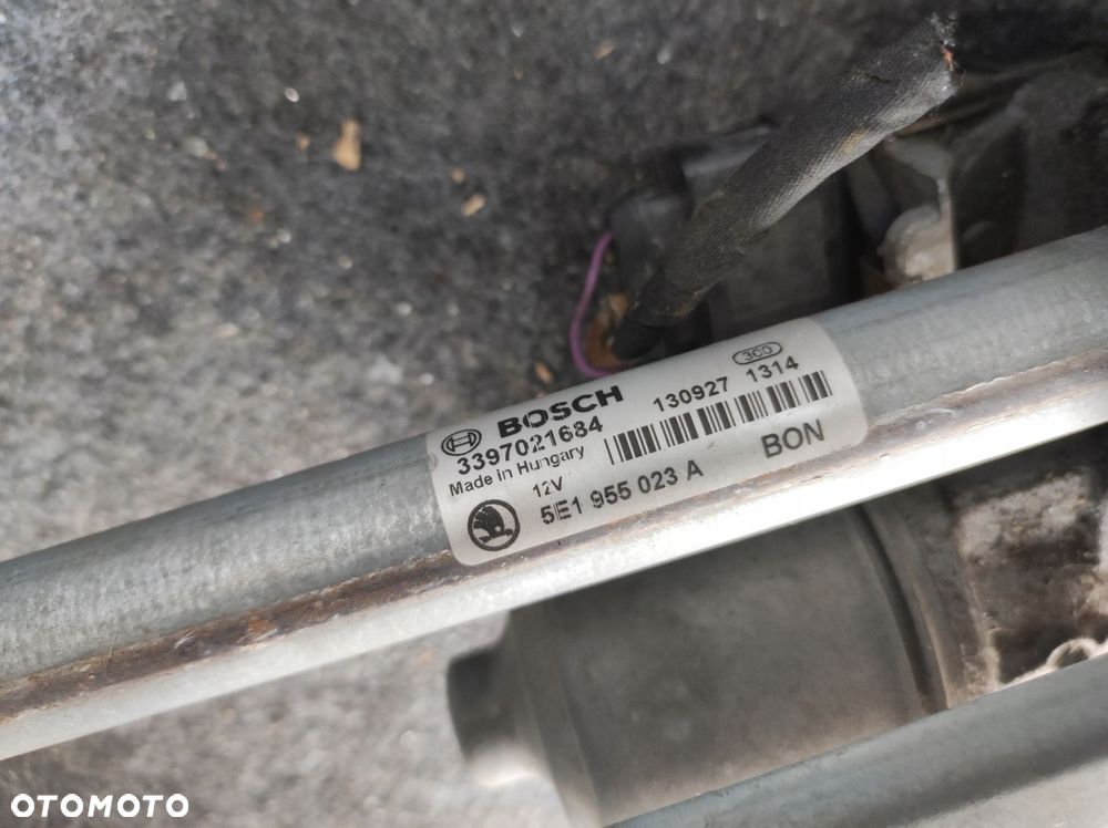 mechanizm silniczek wycieraczek przód eu skoda octavia iii 3 - 6