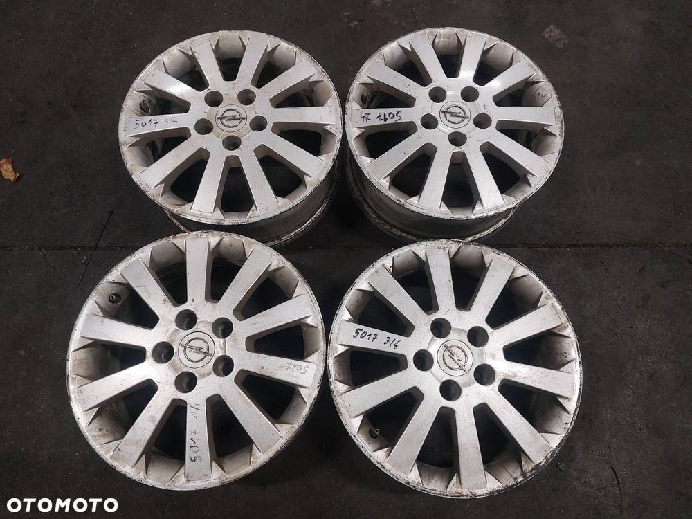 FELGI ALUMINIOWE KOMPLET 4SZT 5X110 6Jx16 ET44 FI65,1 OPEL - 1