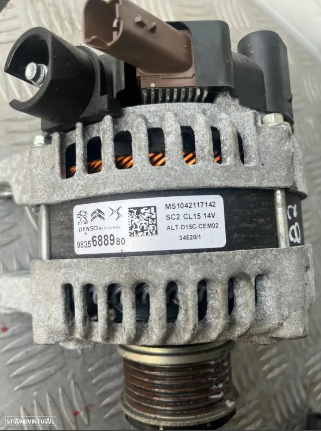 Alternador Citroen/Peugeot 1.5 BlueHDi Ref: 9835688980 - 6