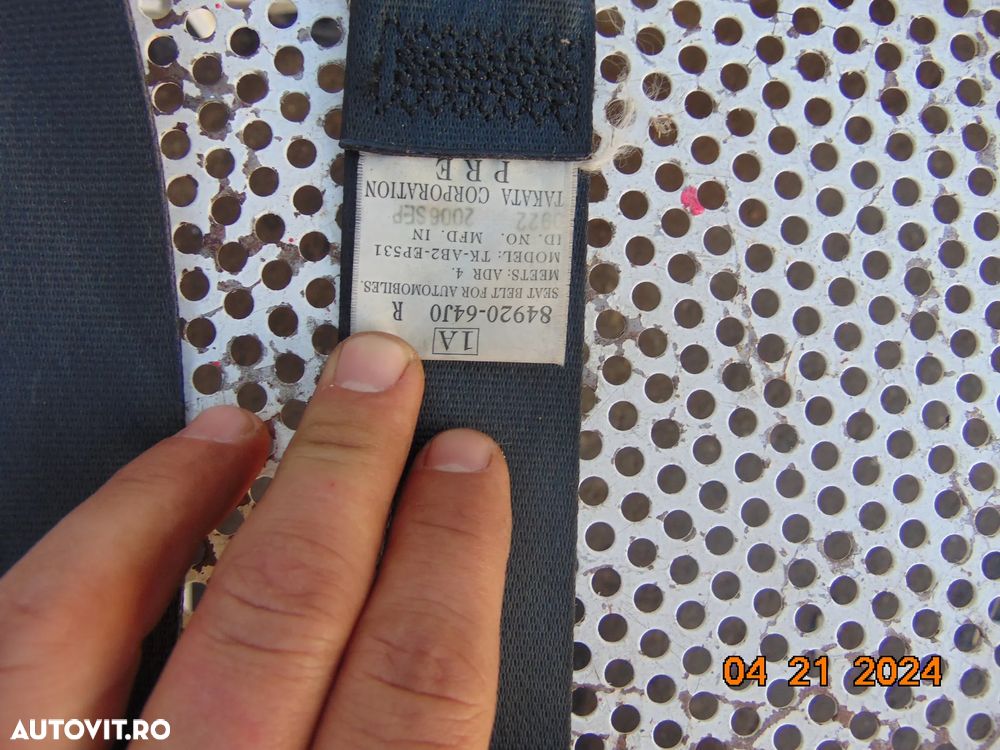 Centuri fata Suzuki Vitara 2005-2009 centura fata stanga dreapta suzuki grand vitara 2 - 5
