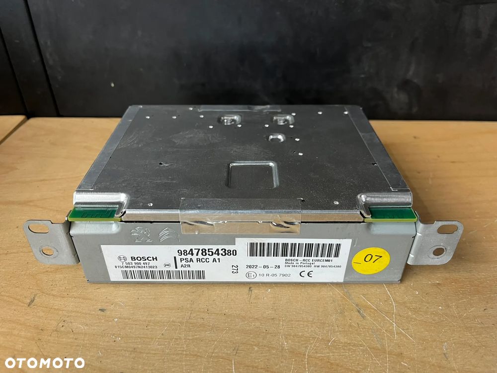 PEUGEOT Traveller Citroen Jumpy III Nawigacja radio czytnik nawigacji 9847854380 - 1