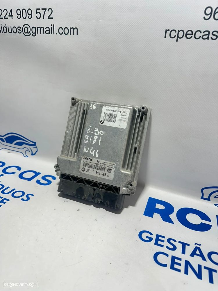 .Centralina Motor Original Bosch BMW 2.0i 16v N46B20 7565300 0261201160 2004 - 2009 - 3