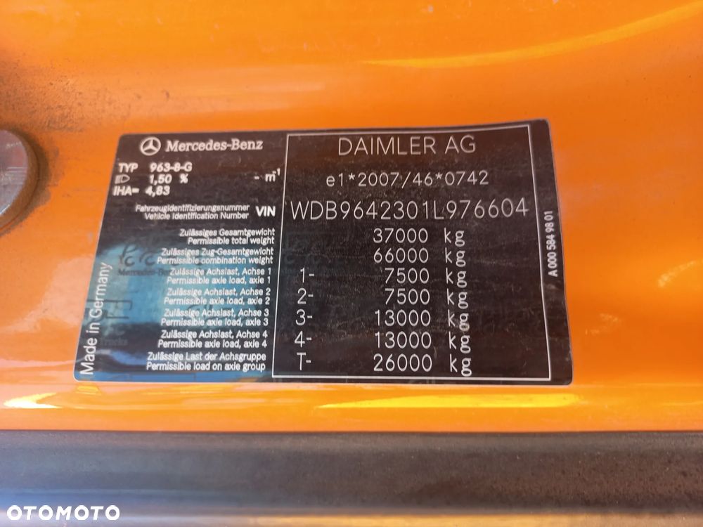 Mercedes-Benz AROCS 3745  8x4 Bortmatic - 17