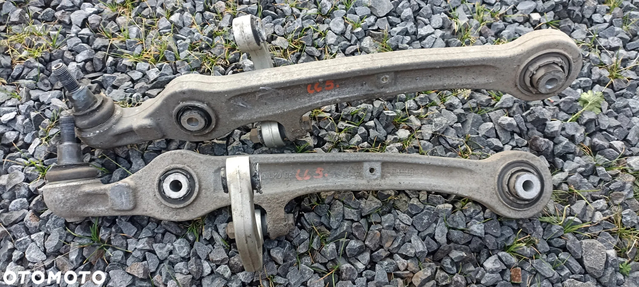 AUDI A6 C6 WAHACZ PRZEDNI ORYGINAŁ LEWY PRAWY IDEALNY - 7
