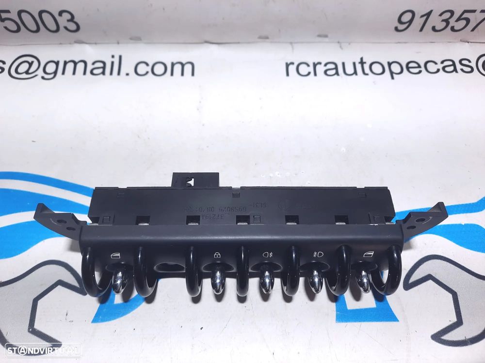 COMANDOS COMUTADOR VIDROS LUZES TRANCAR/DESTRANCAR PORTAS  MINI R50 R53 543564444807 - 5