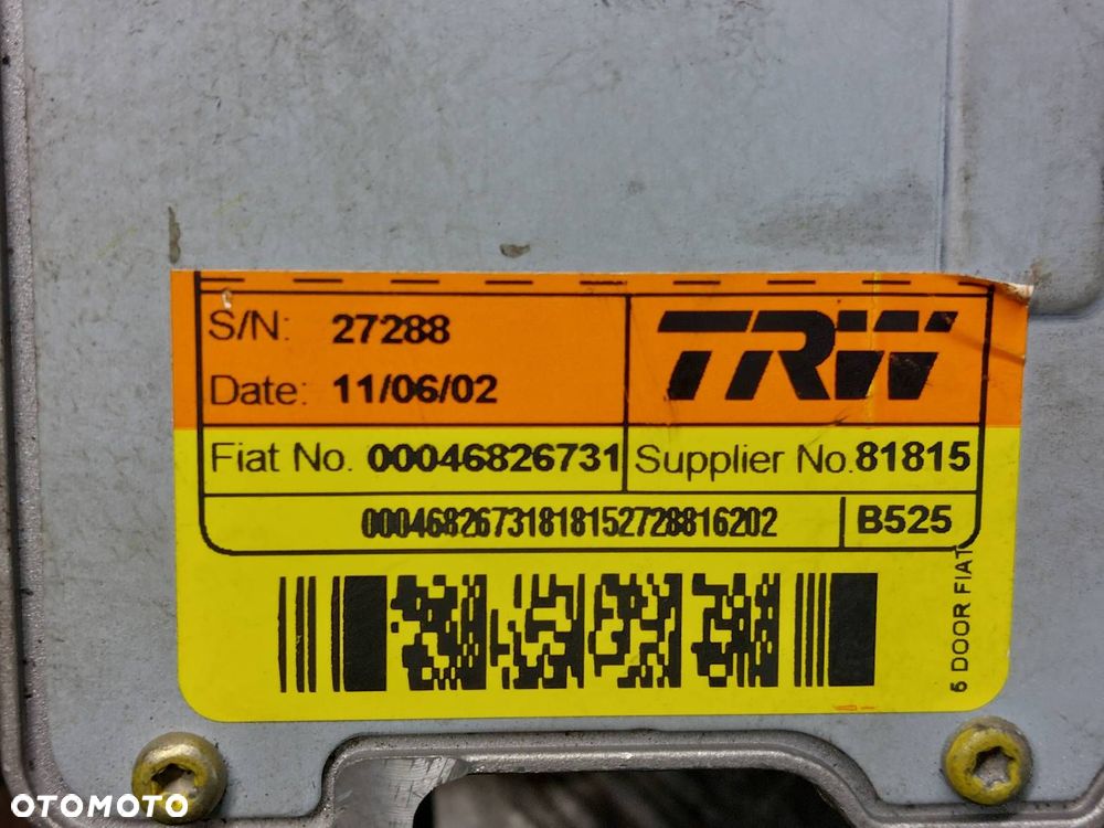 WSPOMAGANIE ELEKTRYCZNE FIAT STILO I 00046826731 - 2