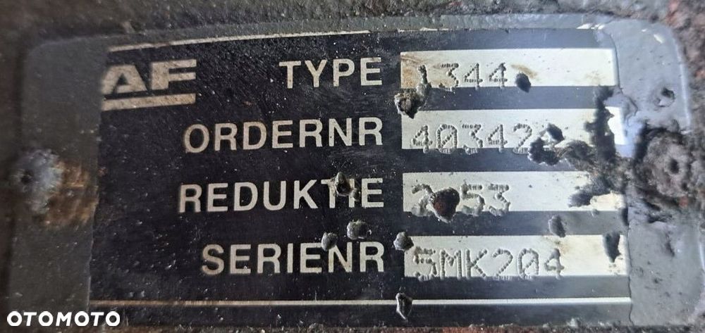 WKŁAD MOSTU DYFERENCJAŁ DAF 105 CF XF 1344 2,53 - 6