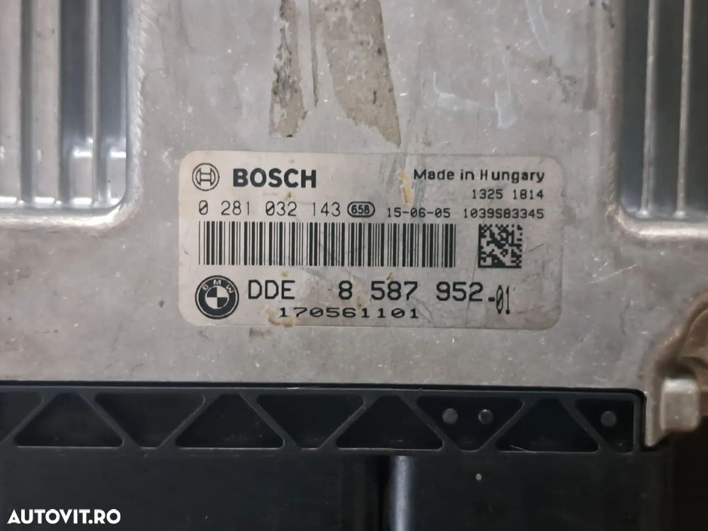 Uitate control ECU calculator motor DDE Original BMW F20 LCI F21 LCI F22+LCI F23+LCI F30+LCI F31+LCI F34+LCI F32+LCI F33+LCI F36+LCI F10 LCI F11 LCI - 2