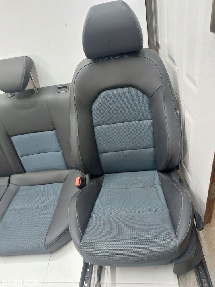 seat ibiza iv 6j hb 5d 16r fotel kanapa półskóra europa kompletne - 4
