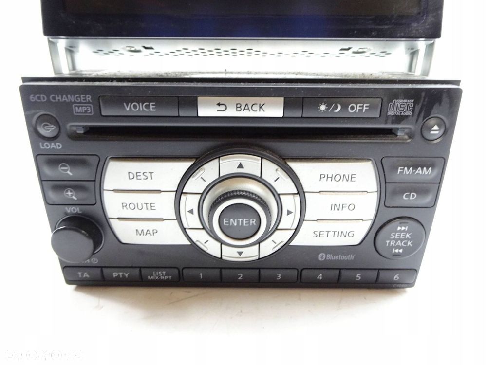 radio cd wyświetlacz nissan x-trail t31 - 2