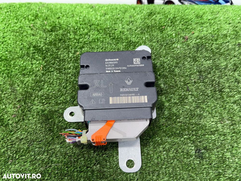 MODUL AIRBAG RENAULT CLIO 4 1.2 BENZINA 2016 COD OEM A2C80613911 985101389R 985101389A 2012-2018 - 4