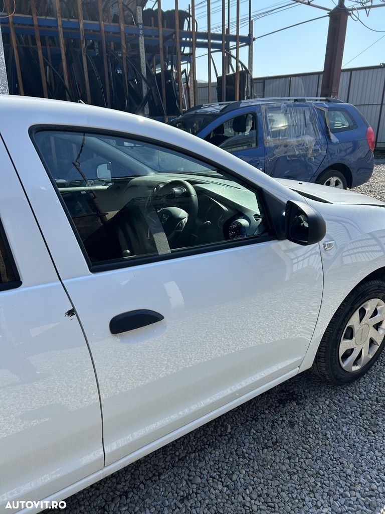 Usa Dreapta Fata Dacia Sandero 2 Facelift 2016 - 2020 Hatchback 4 Usi ALB (1327) - 2