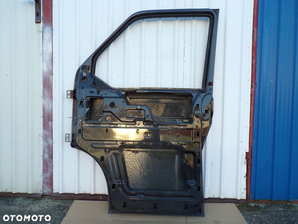 VW T4 TRANSPORTER CARAVELLE 96- DRZWI PRZÓD PRAWE BEZ RDZY CZARNY METALIK - 7