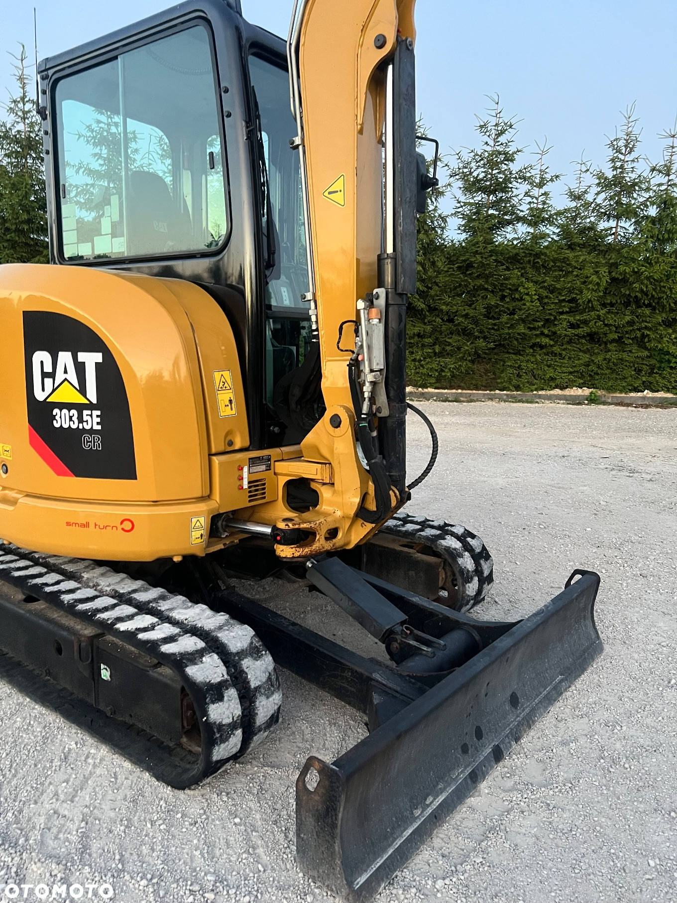 Caterpillar MINIKOPARKA CAT 303.5 E CR 2019r Catepillar 304 303 305 302,7 Bobcat e34 35 26 3x łyżka wiertnica grabie koparka mini gąsienicowa 3,5tony - 13