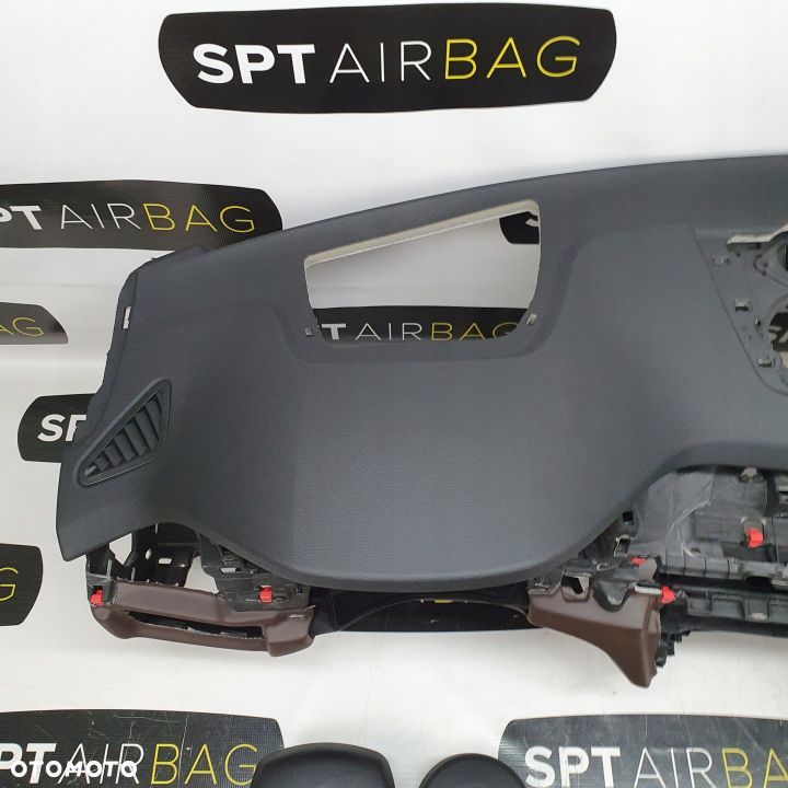 BMW F15 DESKA ROZDZIELCZA KONSOLA KOKPIT PULPIT PODUSZKI AIRBAG AIR BAG PASY KIT SET - 2