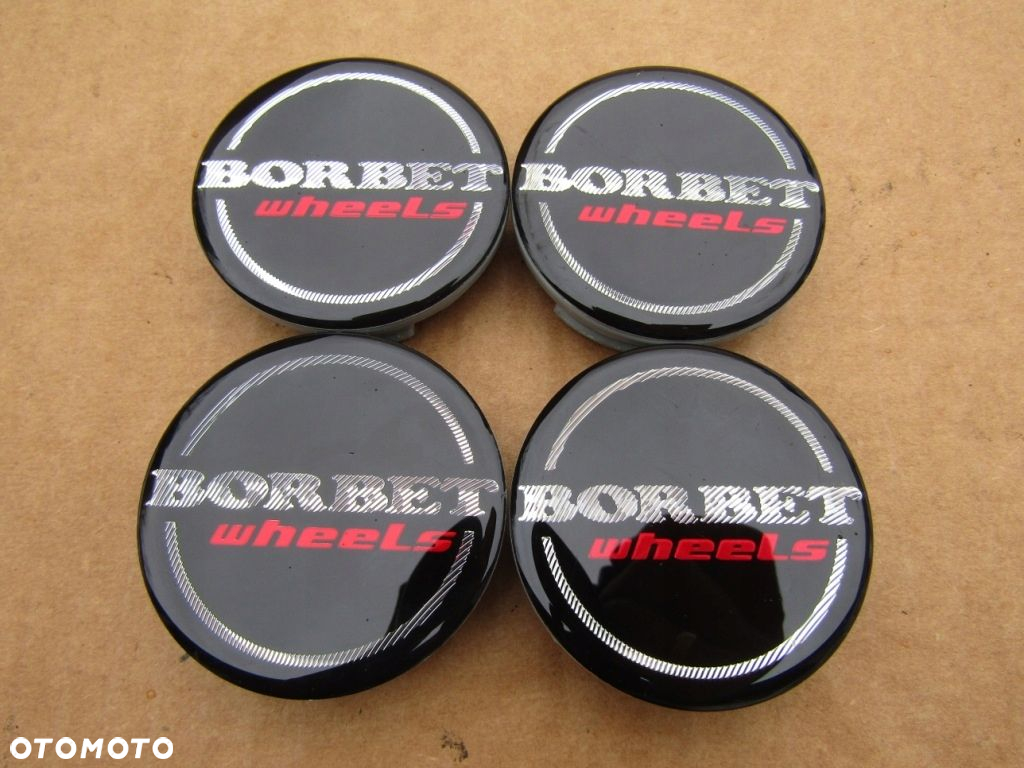 4x Dekielki Dekle Kapsle 14 15 16 17 18 19 20 Borbet Wheels 56 mm / 52 mm - 7