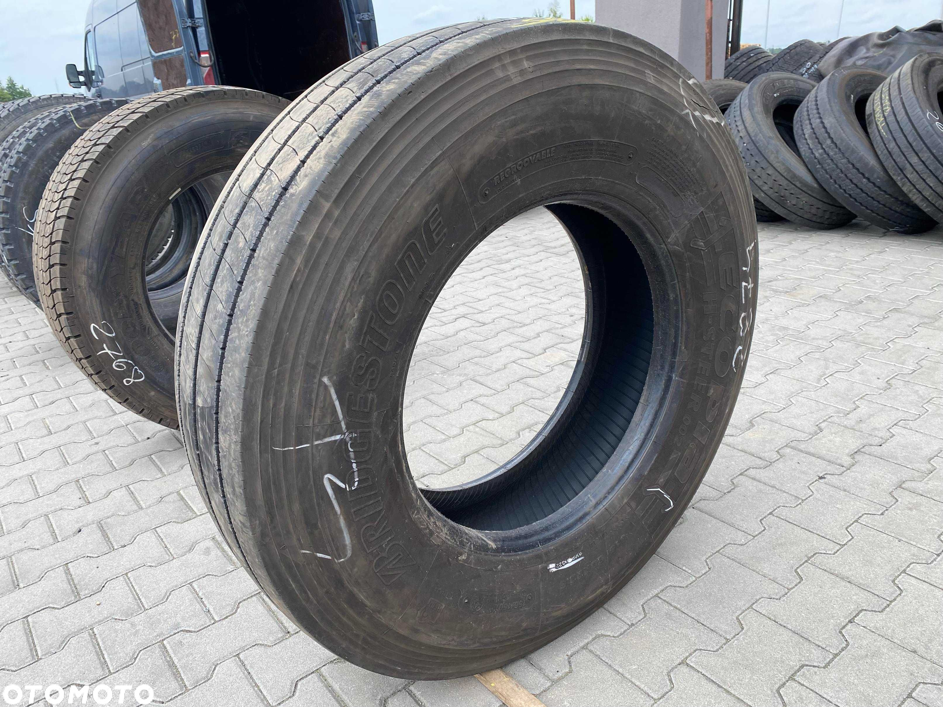 Opona 315/80R22.5 BRIDGESTONE ECOPIA H-STEER 002 Przód 8-9mm - 4