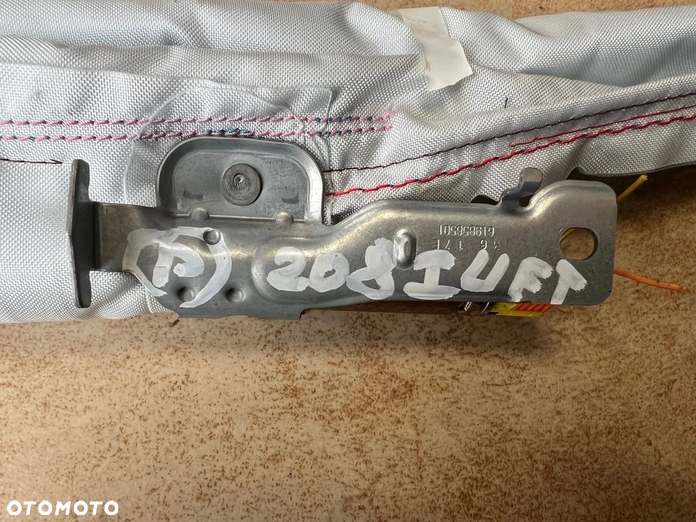 KURTYNA POWIETRZNA PRAWA PEUGEOT 208 I LIFT ORYGINAŁ 9804092280 - 4