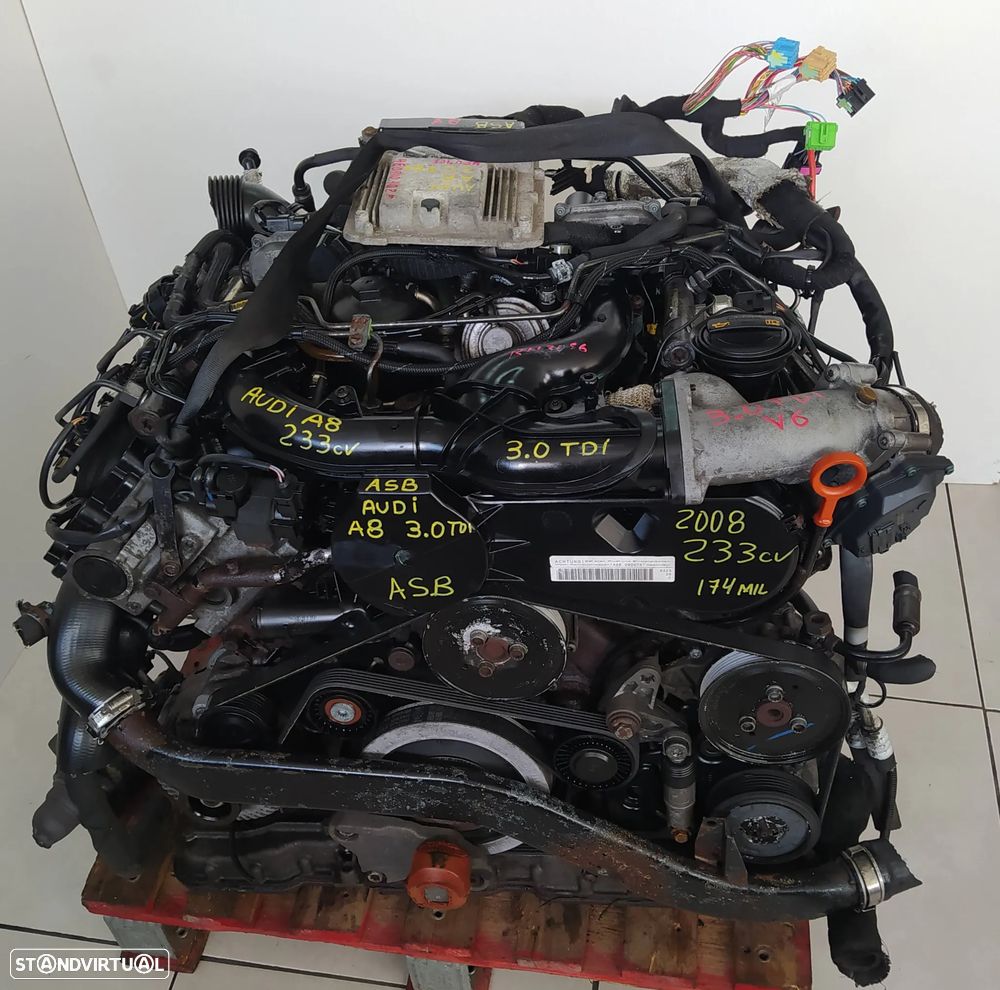Motor Audi A8 A6 3.0TDI V6 233cv ASB quattro caixa automatica ZF 6HP-19 JNL - 1