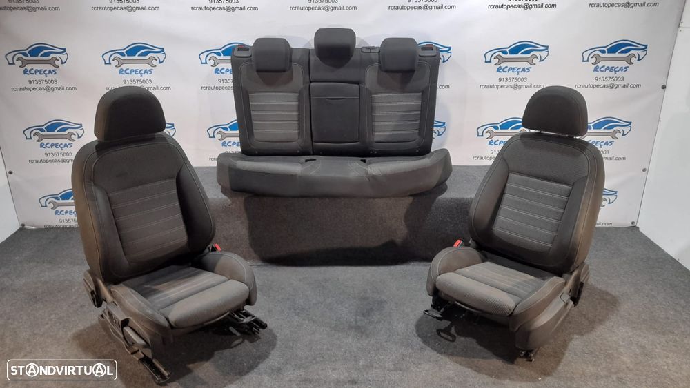 BANCO BANCOS TECIDO FRENTE FRONTAL TRASEIRO TRÁS AIRBAG ORIGINAL OPEL INSIGNIA A G09 SPORTS TOURER - 2