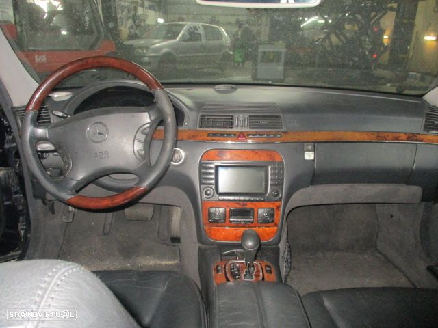 Carro MOT:  648960 Cxvel: 722626 MERCEDES W220 S320 Cdi 2003 320CDI 204CV 4P PRETO DIESEL - 8