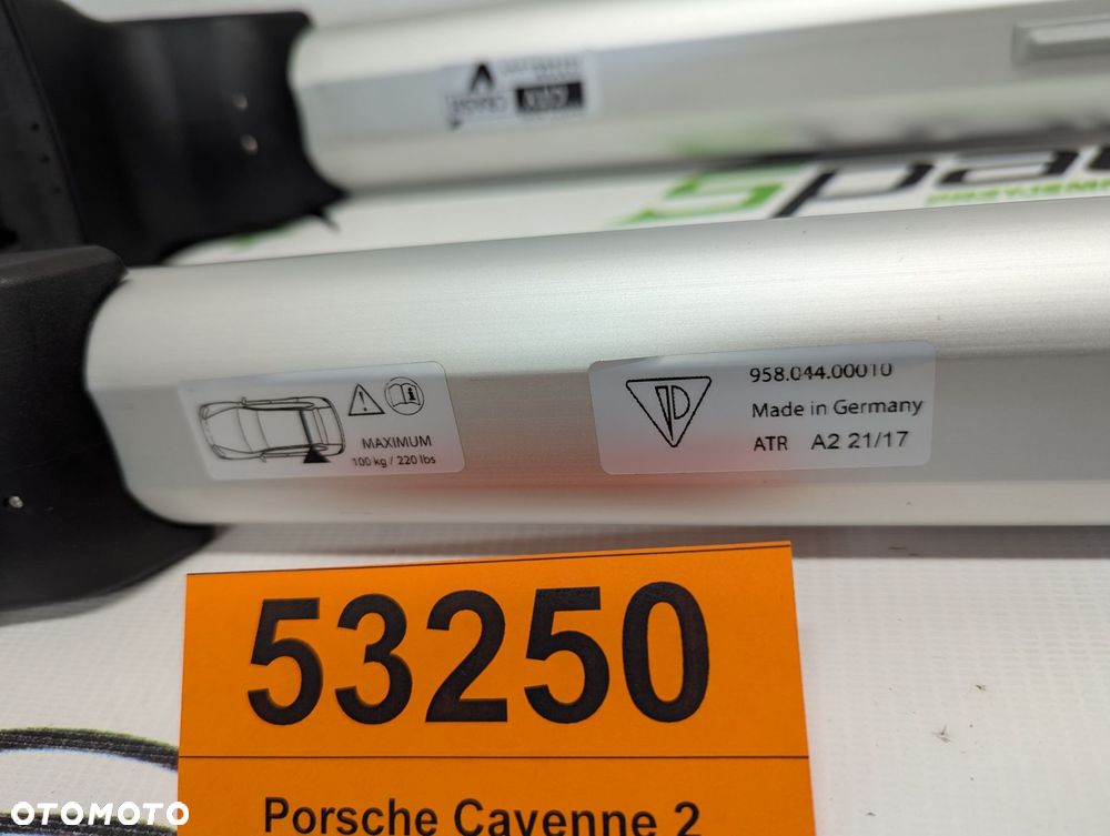 Bagażnik dachowy bazowy belki poprzeczki Porsche Cayenne 2 - 6