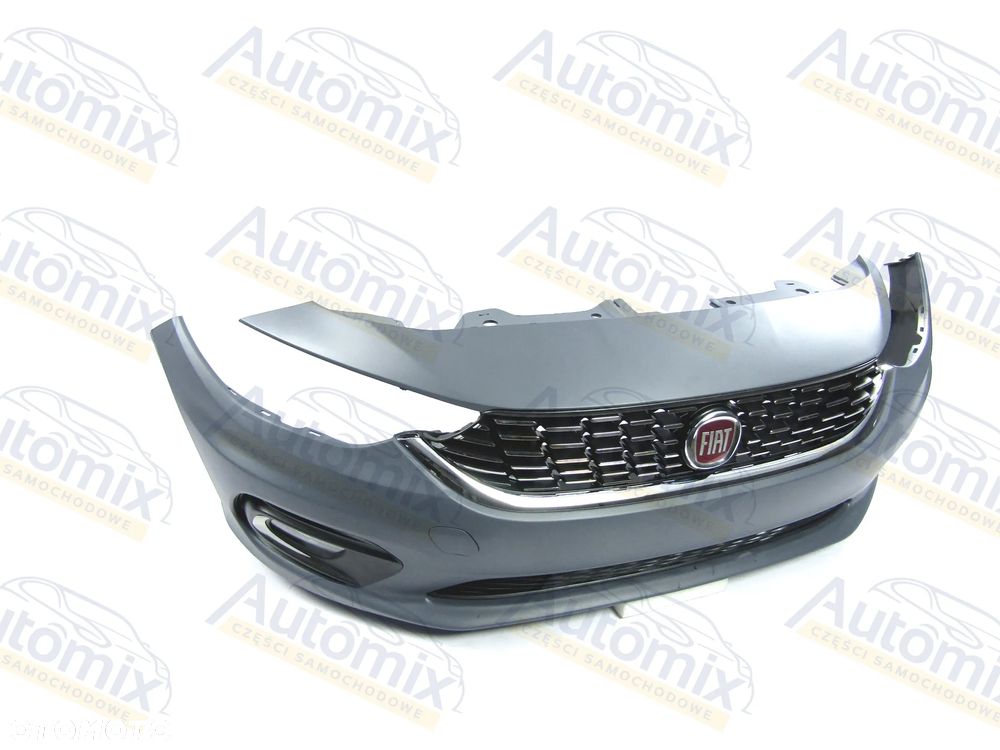 Zderzak przedni Fiat Tipo SDN 16 - 20 Atrapa + kratki + halogeny Komplet ! - 4