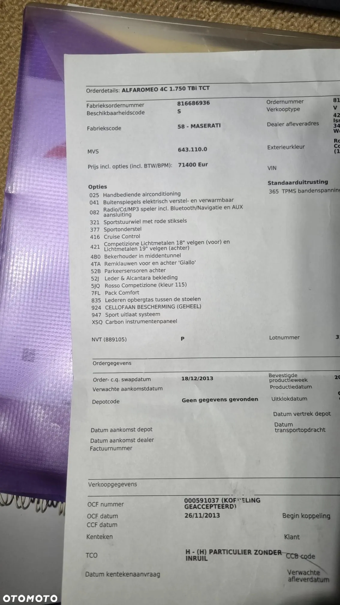 Alfa Romeo 4C 1750 TBi TCT - 13