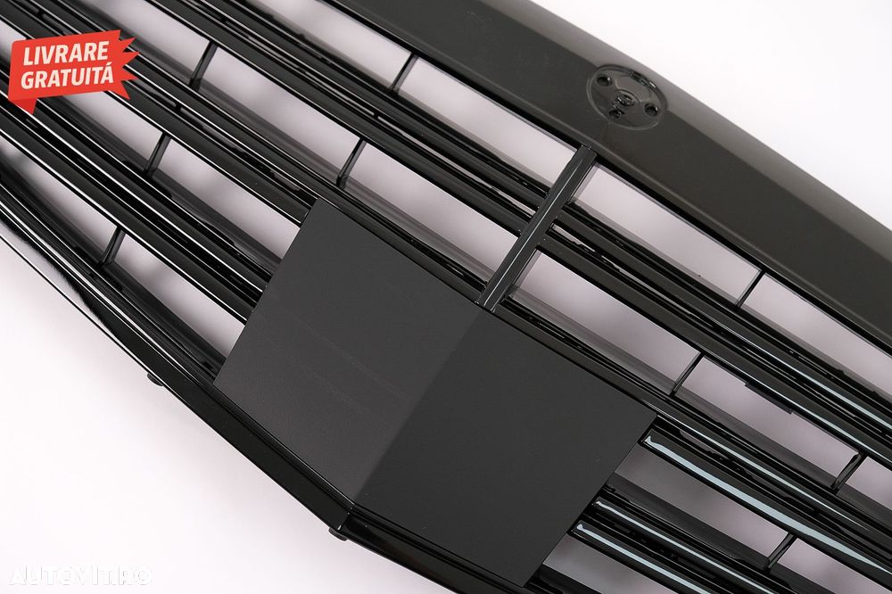 Grila Centrala Mercedes S-Class W221 Facelift (2010-2013) S63 S65 Piano Black Desi- livrare gratuita - 4