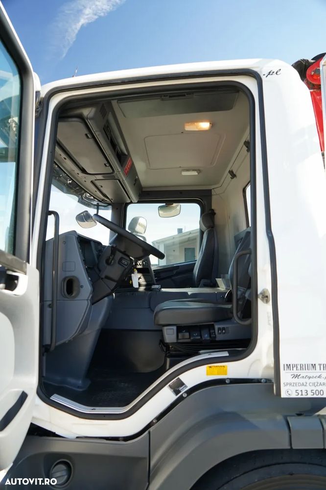 Scania P 250 / 4X2 / CILINDRU BASCULABIL / + HDS HMF 635 K2 / EXTENSIE MAXIMĂ 7 M / RADIOCOMANDĂ / ROTARE / EURO 6 - 27